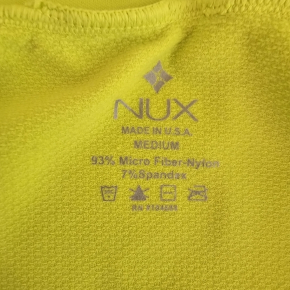 NWT Nux Sleek Unity Compression Jacket Lime Pop Size Medium - Picture 7 of 12